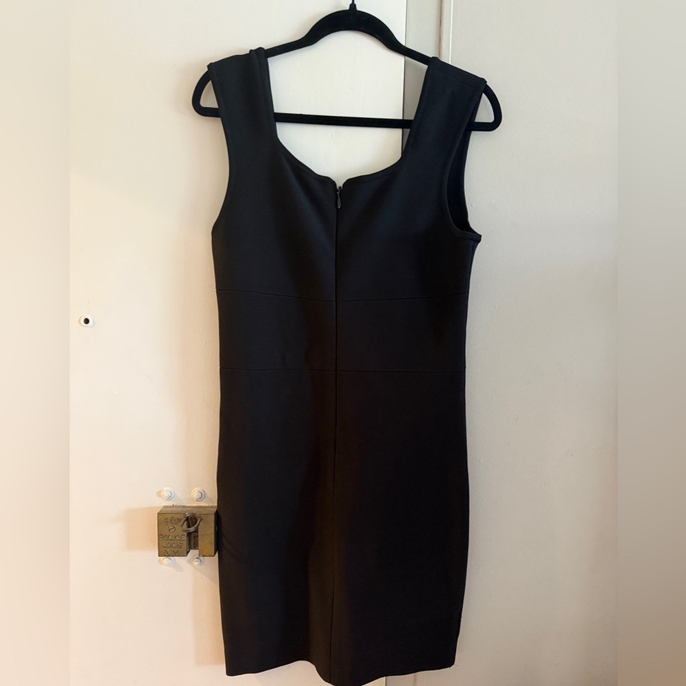 Alice + Olivia Black Stretch Bandage Cocktial Dress Y2K - Picture 2 of 3